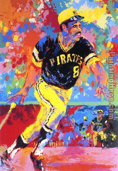 Willie Stargell painting - Leroy Neiman Willie Stargell art painting